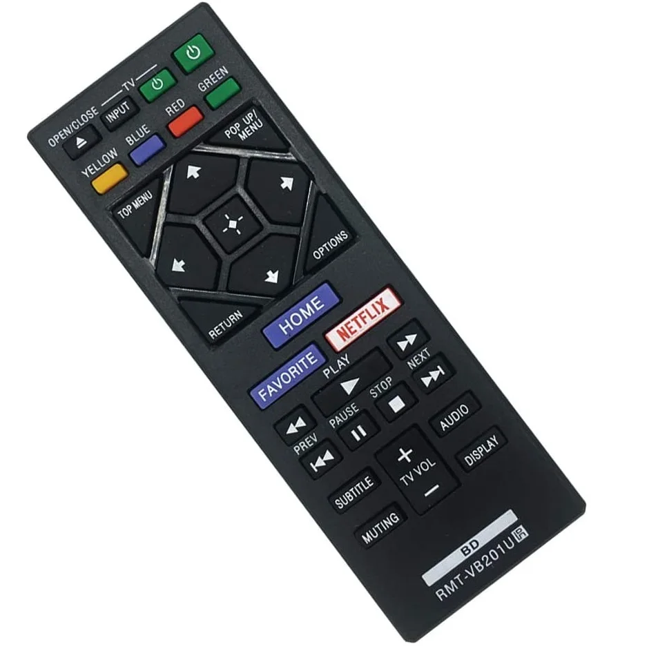 Manufacturer Replaced Remote Control RMT-VB201U RMTVB100U use for Sony Blu-Ray BD Disc DVD Player BDP-S3700