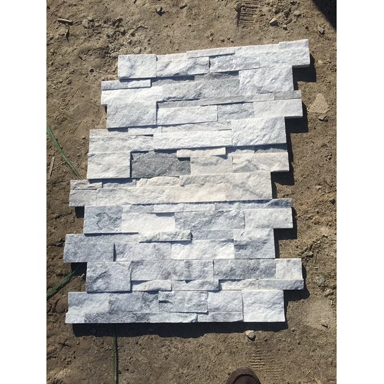 Cloudy Grey Quartzite Slate Culture Stone Wall Veneer