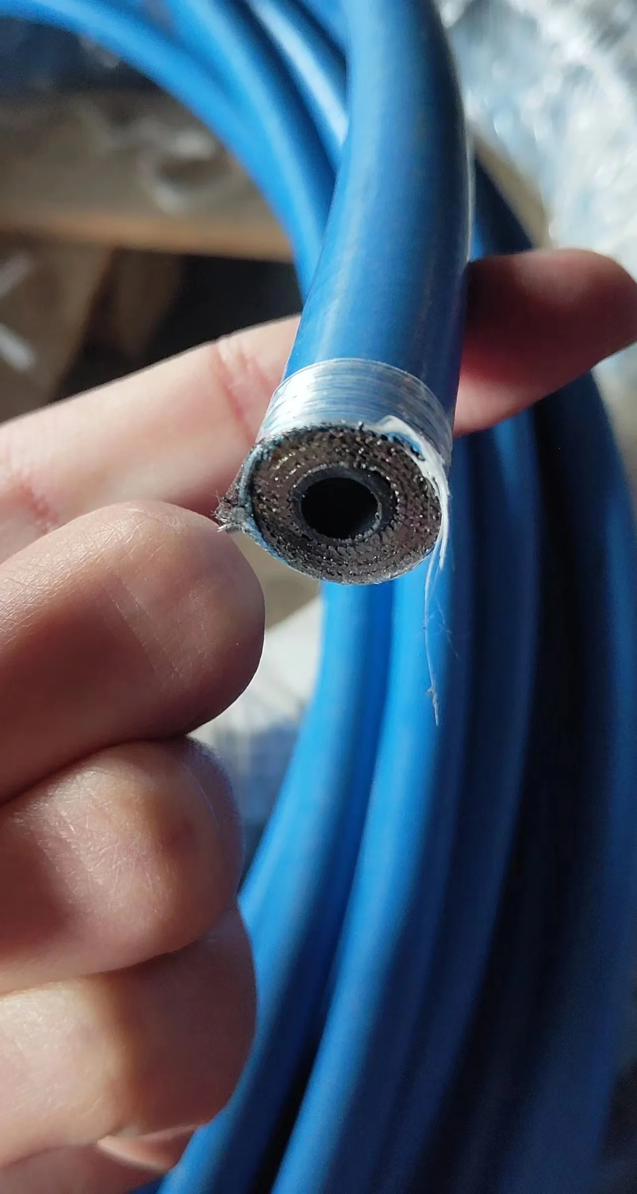2S 4S Ultra High Pressure Steel Wire Reinforced Hydraulic Oil pipe Polyamide Thermoplastic Hose