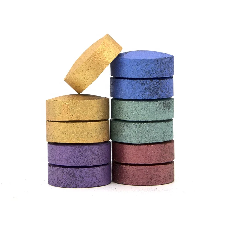 Hot Sale Products  Gold Blue Purple Colorful Hookah Fast Ignition Cconut Charcoal Round Shisha Charcoal