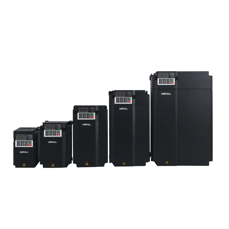  USFULL 0.75kw 220V 380V 1hp single three phase VFD ac driver with mppt function low frequency