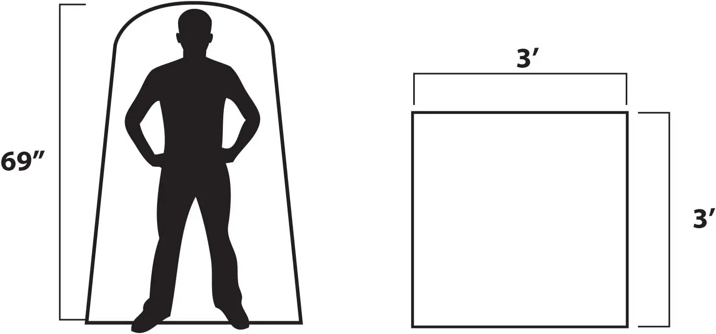 Easy Set Up Pop Up Pod Changing Room Privacy Tent-Instant Portable Outdoor  Camping & Beach Shower Tent,with Carry Bag