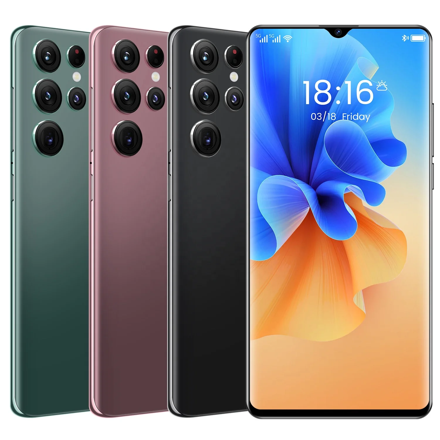 Мобильный телефон S22 U 16 ГБ + 512 6800 мАч 5g две