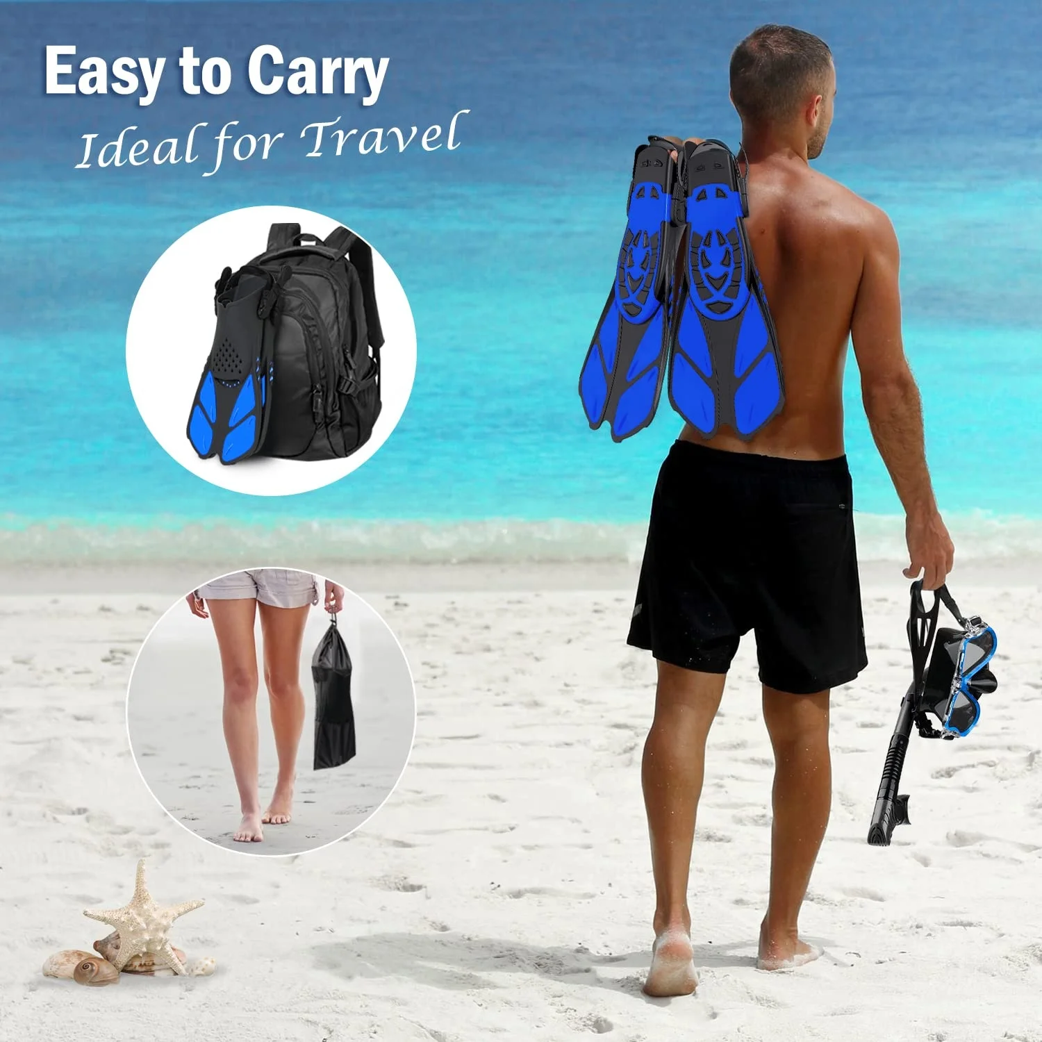 Professional Snorkel Diving Swimming Fins Men Women Training Flippers Flexible Adult Adjustable Scuba Diving Flippers