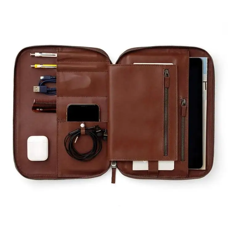 Handmade Multi-function Leather Case For Tablet