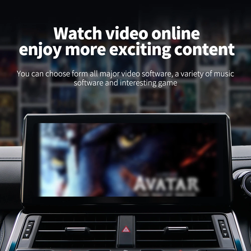 Toleo Carplay Ai Box universal Wireless Android 13 Auto Multimedia Player wireless carplay adapter 8 128 magic carplay AI box