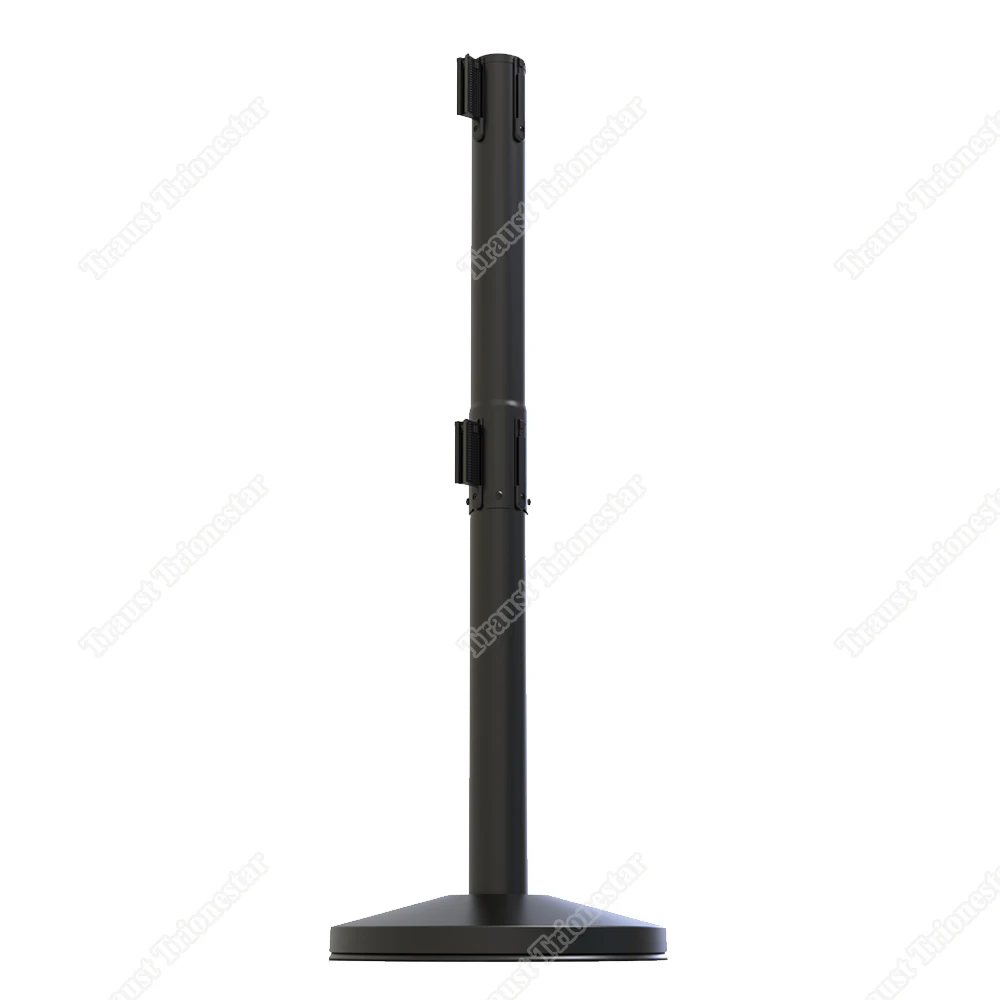 Traust removable double belts temporary fencing activity crowd control pedestrian queue sidewalk barrier stanchion post