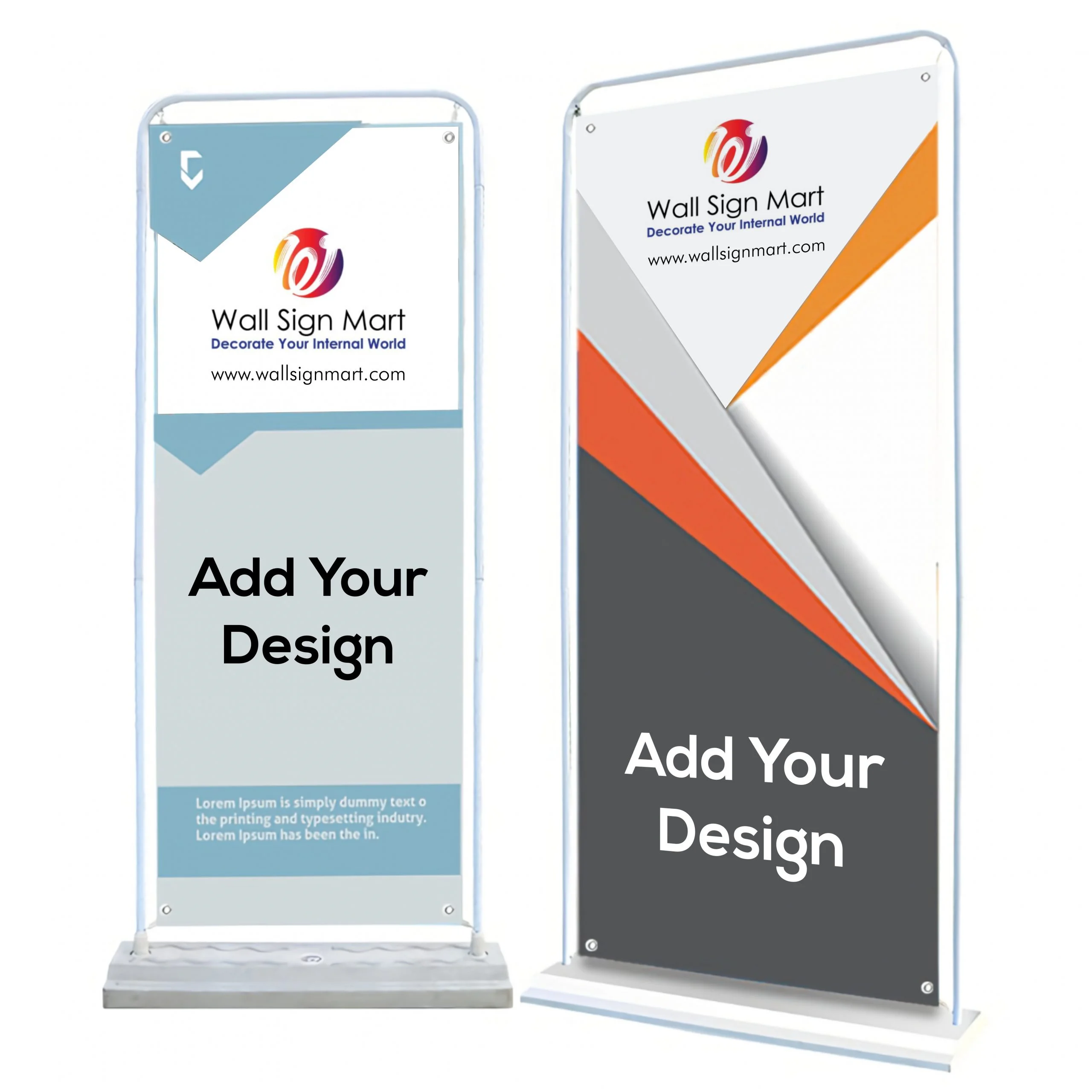 Best Selling Advertising Display Banner Stand Portable Door Type Banner Stand