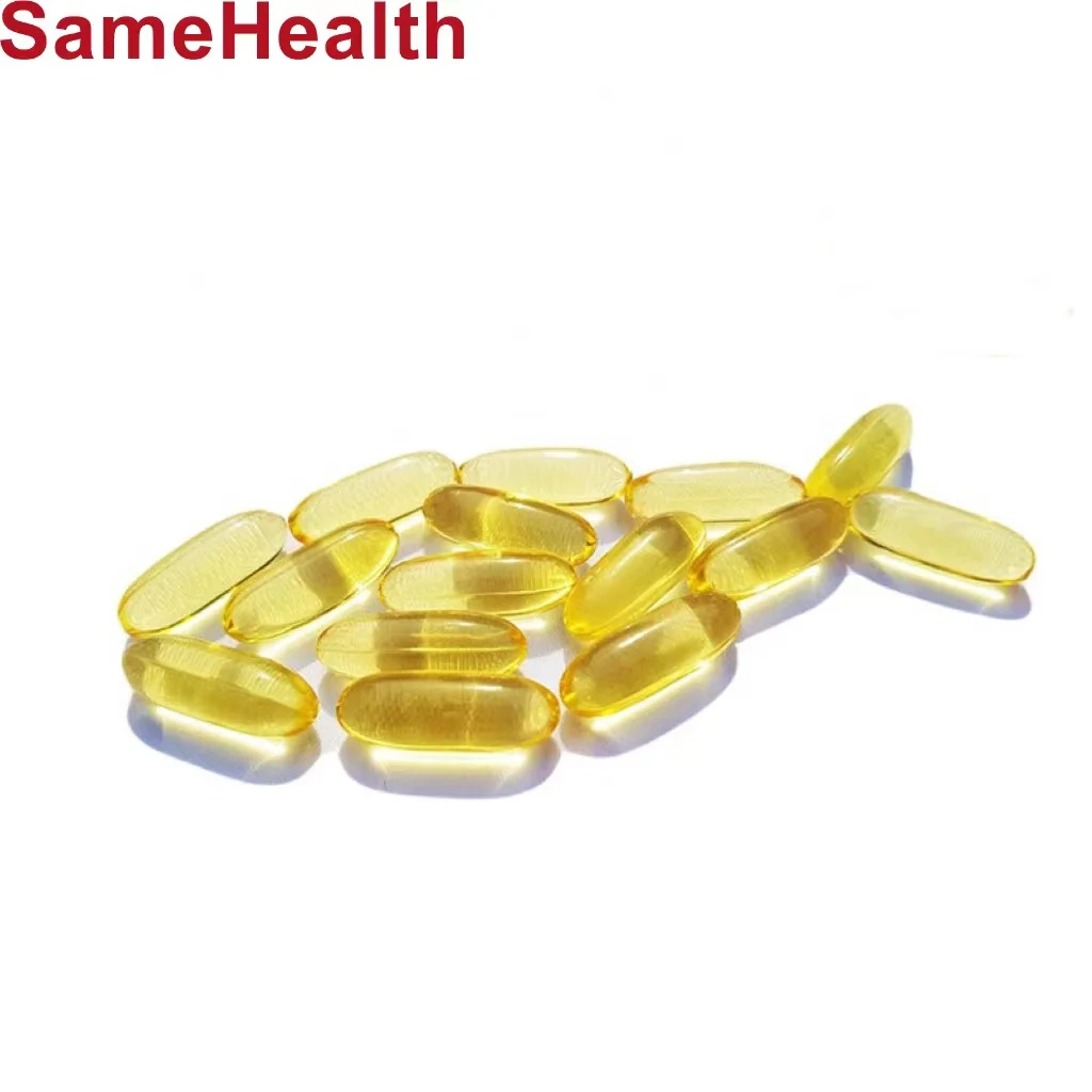 Private Label  Cod Liver Oil Softgels OMG 3 Vitamin A+Vitamin D