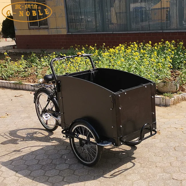  Фронтальная загрузка 2 колеса Электрический трехколесный грузовой автомобиль с ящик 3-х колёсный электровелосипед для