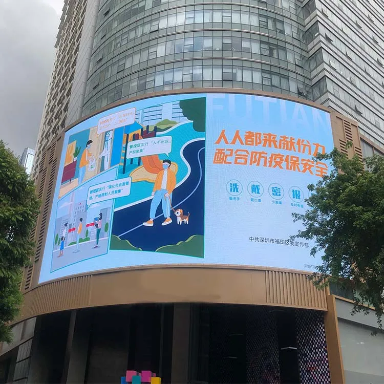 P4 Circle Flexible Display Led Video Screens Rollable Full Color Pixel Panel Soft Flexible Curved Led Display Screen panels