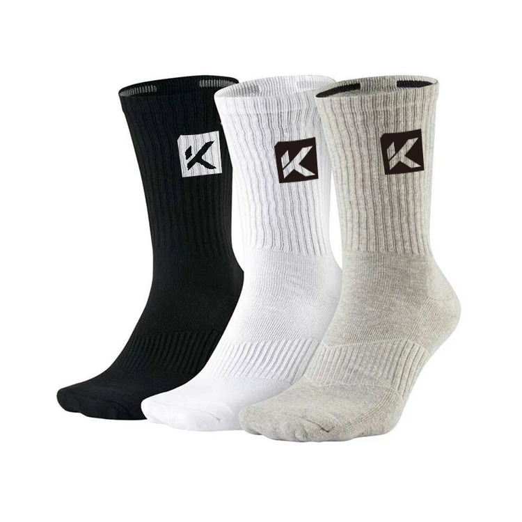 Custom SOX white black 100% bamboo cotton athletic crew socks fashion OEM sports socks men basketball socks elites  wholesale