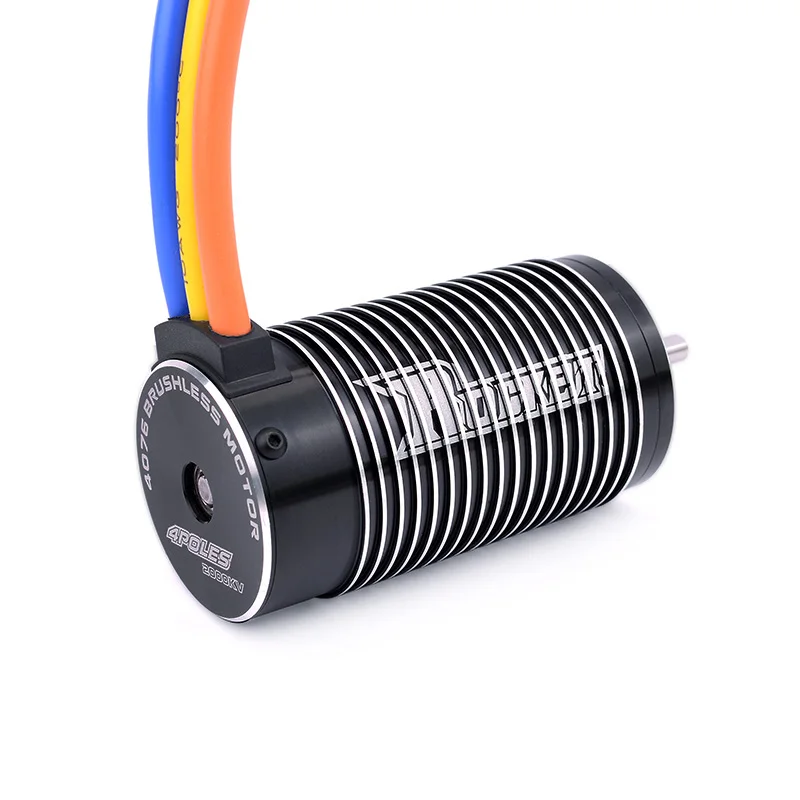 Rocket surpass 1/8 scale 4076 sensorless brushless motor for RC Monster Truck and Truggy
