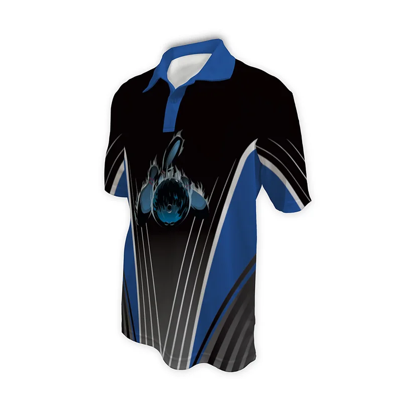 Customize UPF 35 Ladies Bowling Shirts in polo style for ten pin bowling team