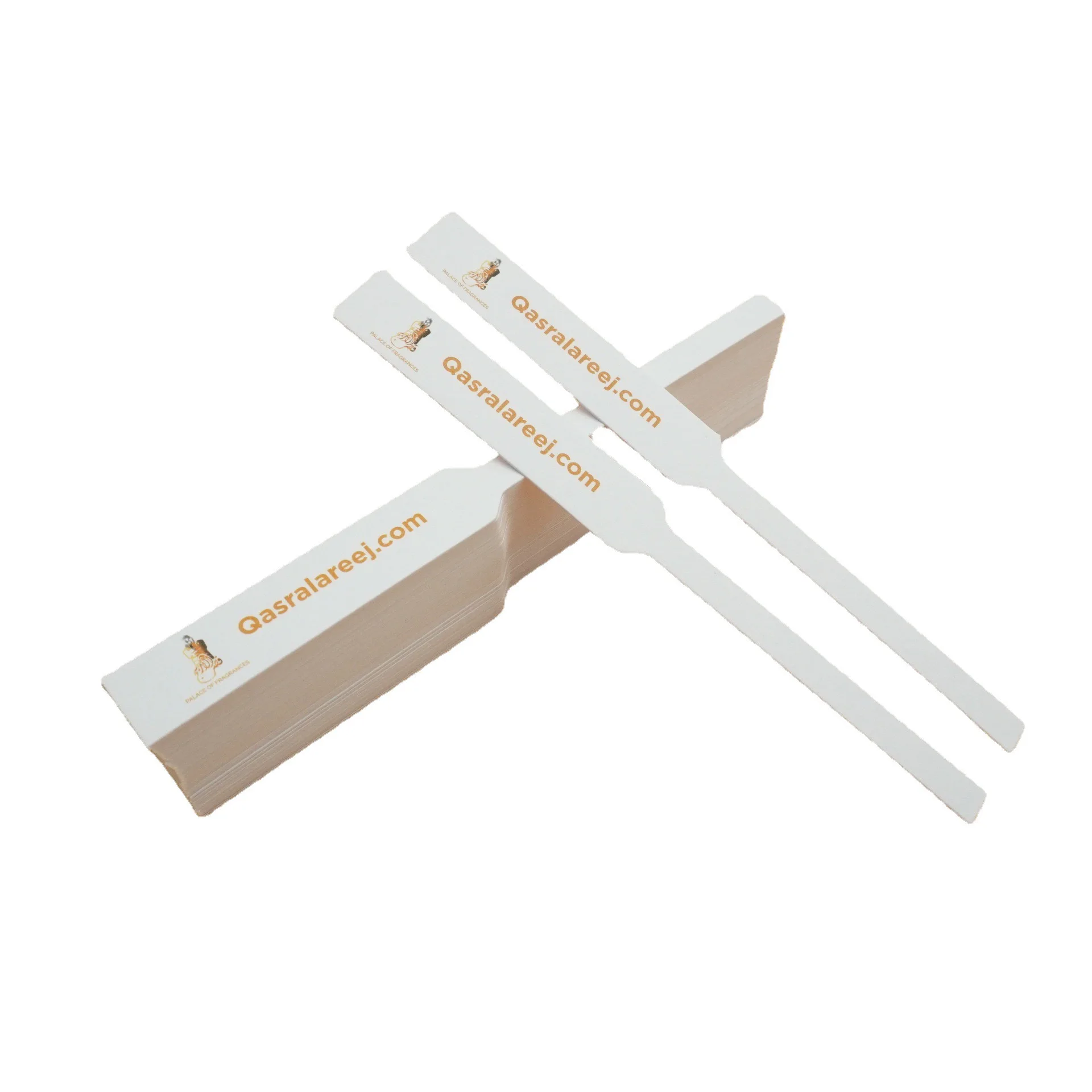 High Quality Customized Print Logo Brand Pure Cotton Paper Perfume Test Strips