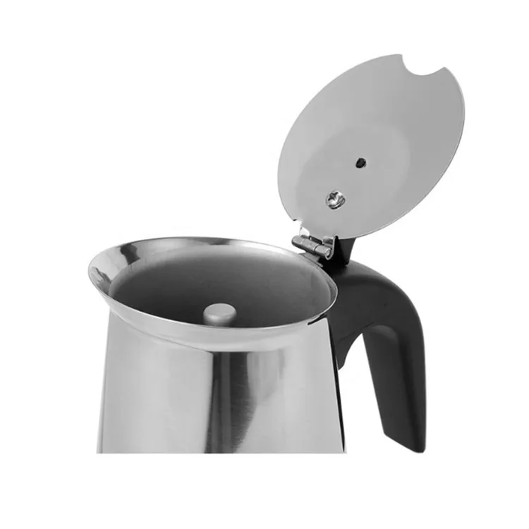 Wholesale Custom Stainless Steel Coffee Cup Maker Tea Pot Mocha Coffeemaker French Concentrate Coffeepot