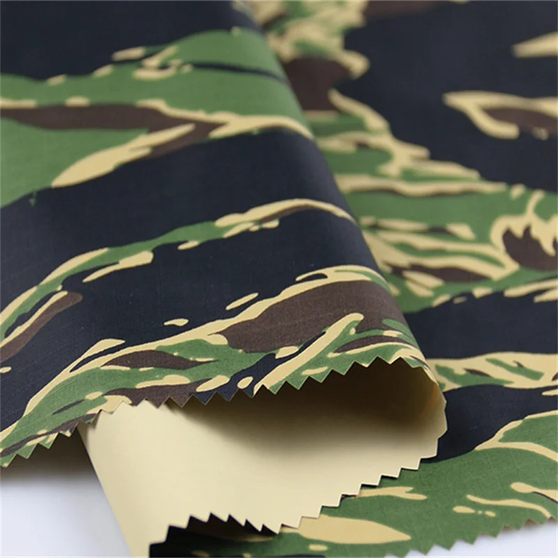 Камуфляжное покрытие из ПВХ 15D 0 05 см Ripstop нейлоновая ткань с принтом полиэтиленовой ткани 210 т тафты