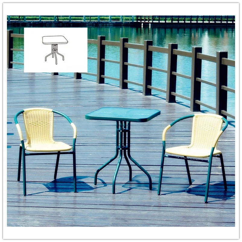 Cheap 60CM Square Tempered Glass Top Coffee Table Made In China