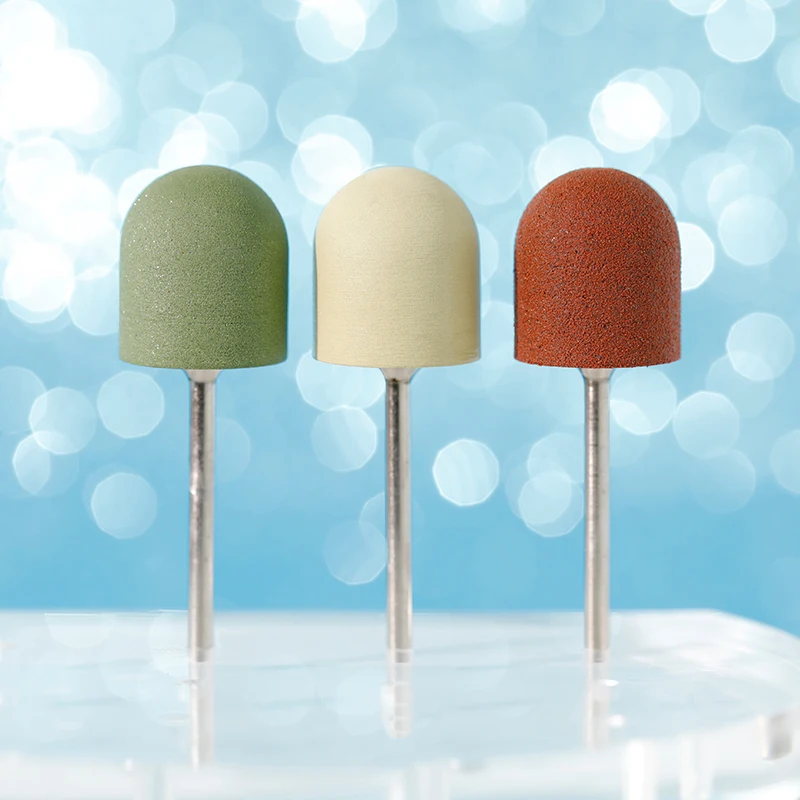 Professional Pedicure Clean Nail Art Manicure Practice Tools Nail Mat Silicone Polisher Nail Drill Bits For Polishing Skin