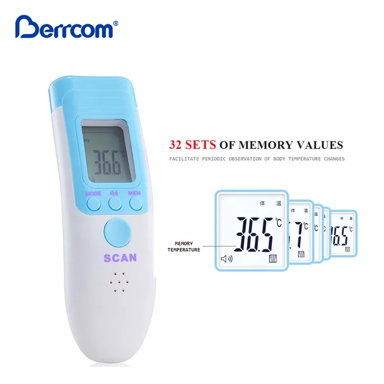 Smart talking body temperature instant thermometer