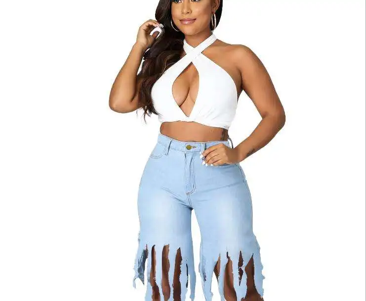 New Summer arrivals new fashion high waist women fringed tassel shorts hot pants sexy girl mini shorts jeans