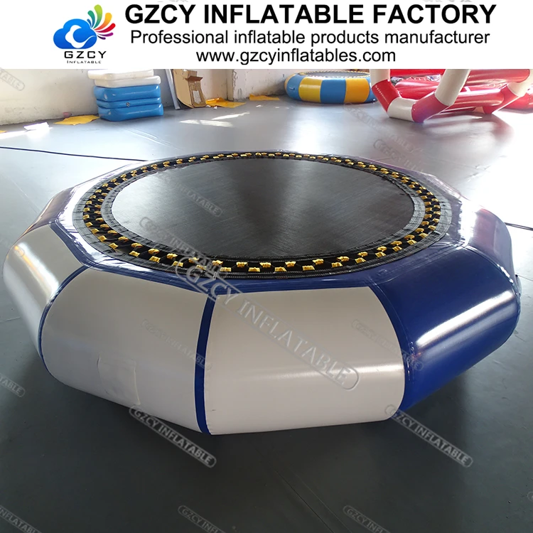 Customized Lake Water Blob Floating Pvc Water Inflatable Trampoline
