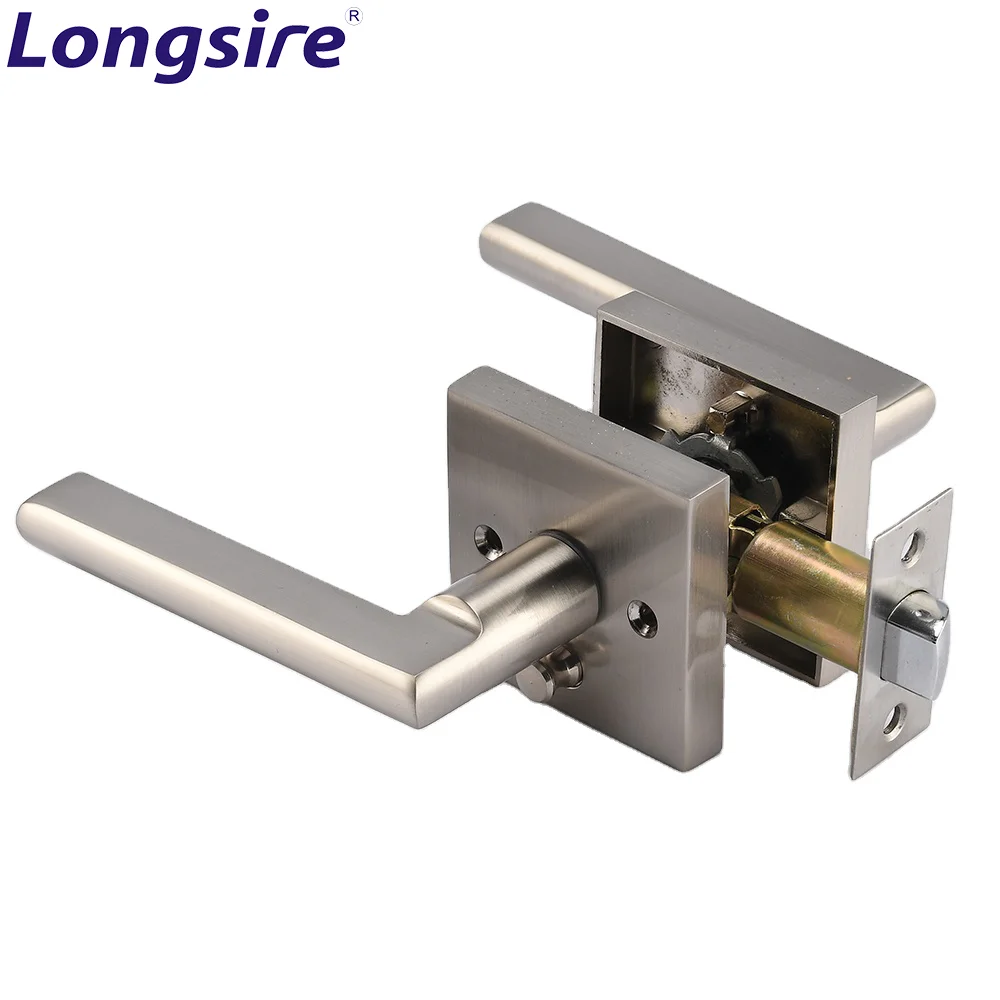 Safety Door Handle Locks Bedroom Door Lock Hardware Privacy Lever Handle Set for Home Bedroom