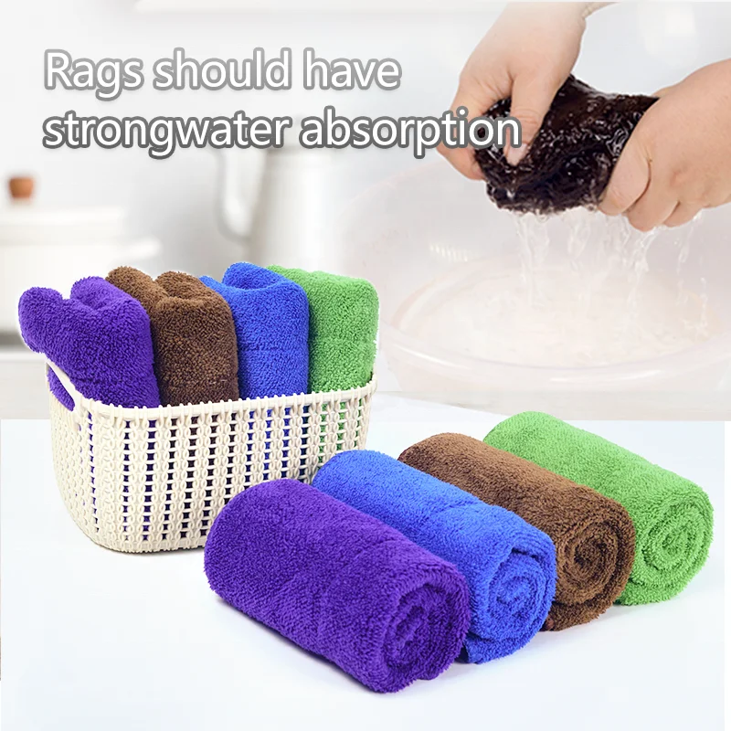 Custom Wholesale 40*40, 30*30 Car Detailing 100% Microfiber Micro fiber Cleaning Cloth Dish Rags Kitchen Microfiber Towels