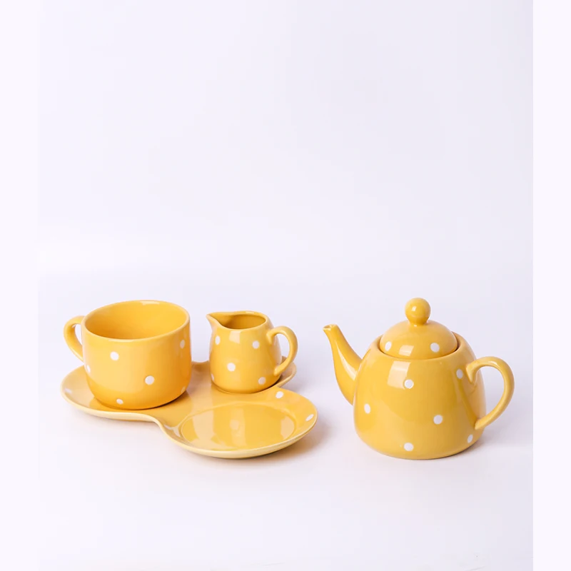 
Guaranteed Quality Unique Teapot Set Ceramic Porcelain Suit Teapot Set 