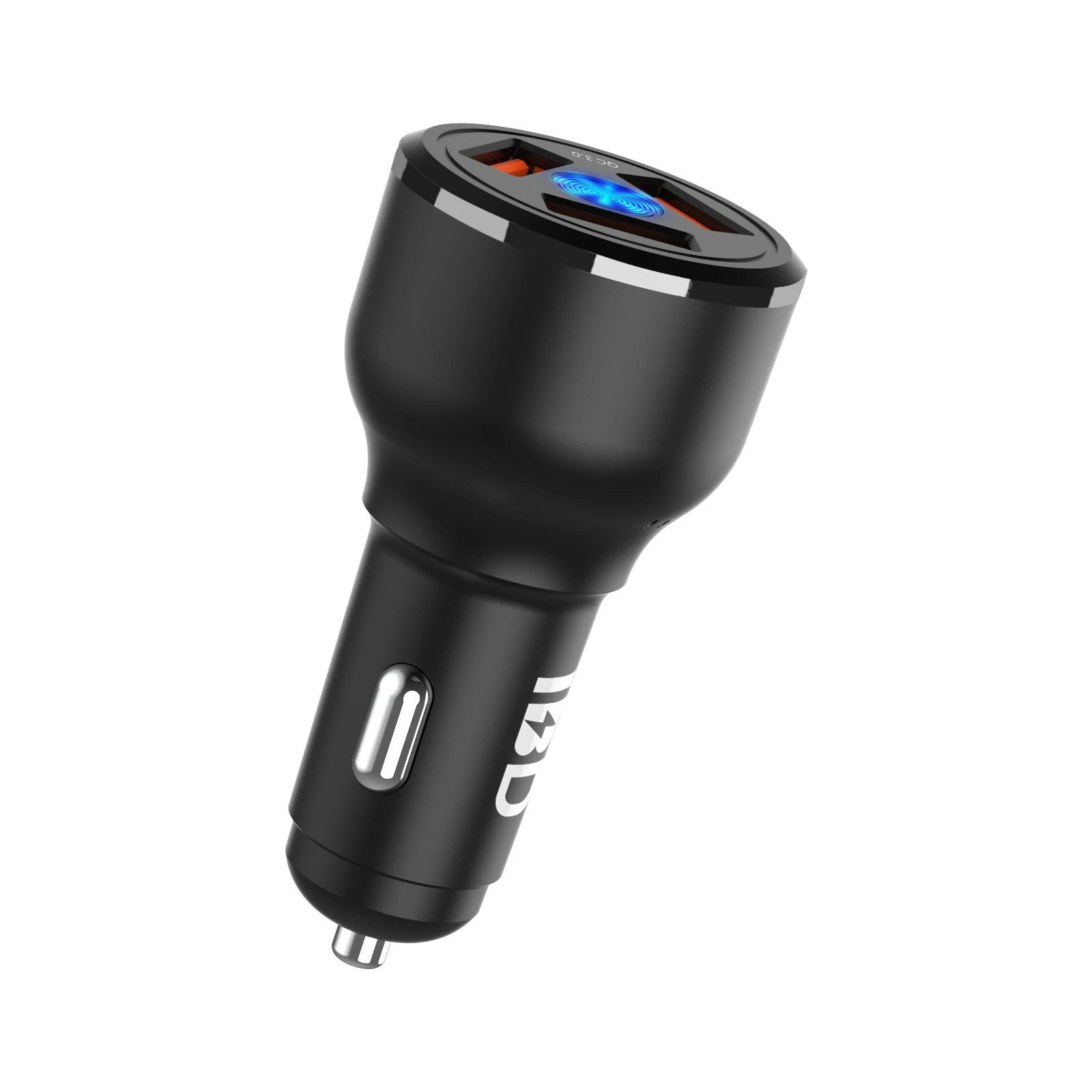 IBD поддержка OEM логотип QC3.0 Быстрая зарядка 3 USB-порта автомобильное зарядное устройство адаптер Универсальное для телефона 54 Вт Максимальная мощность