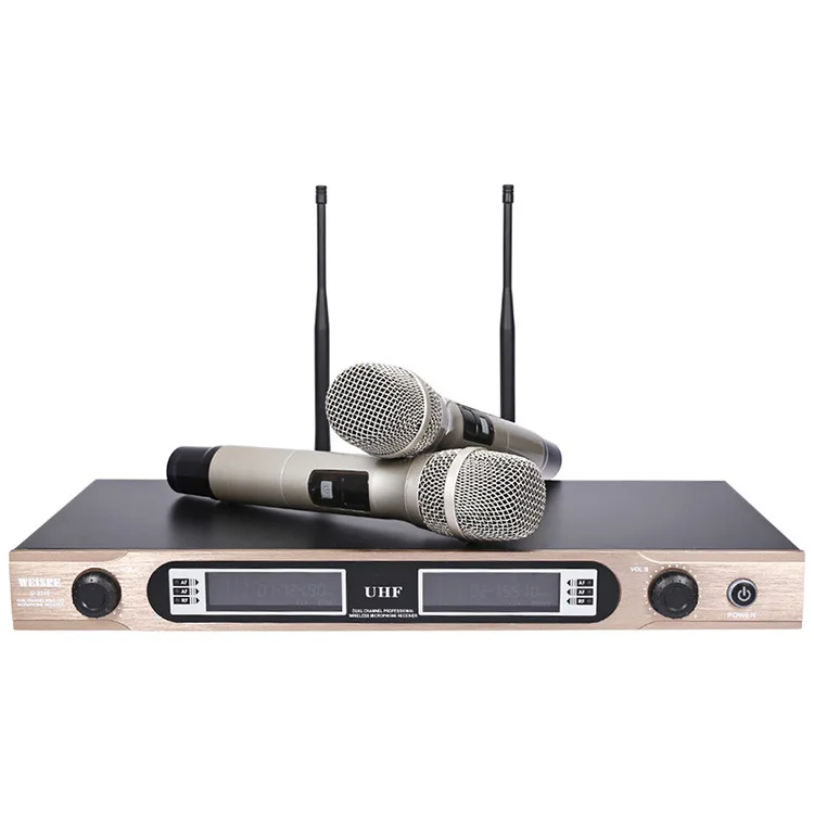 China Factory Wholesale UHF Microphone KTV  Wireless Karaoke  Microphone