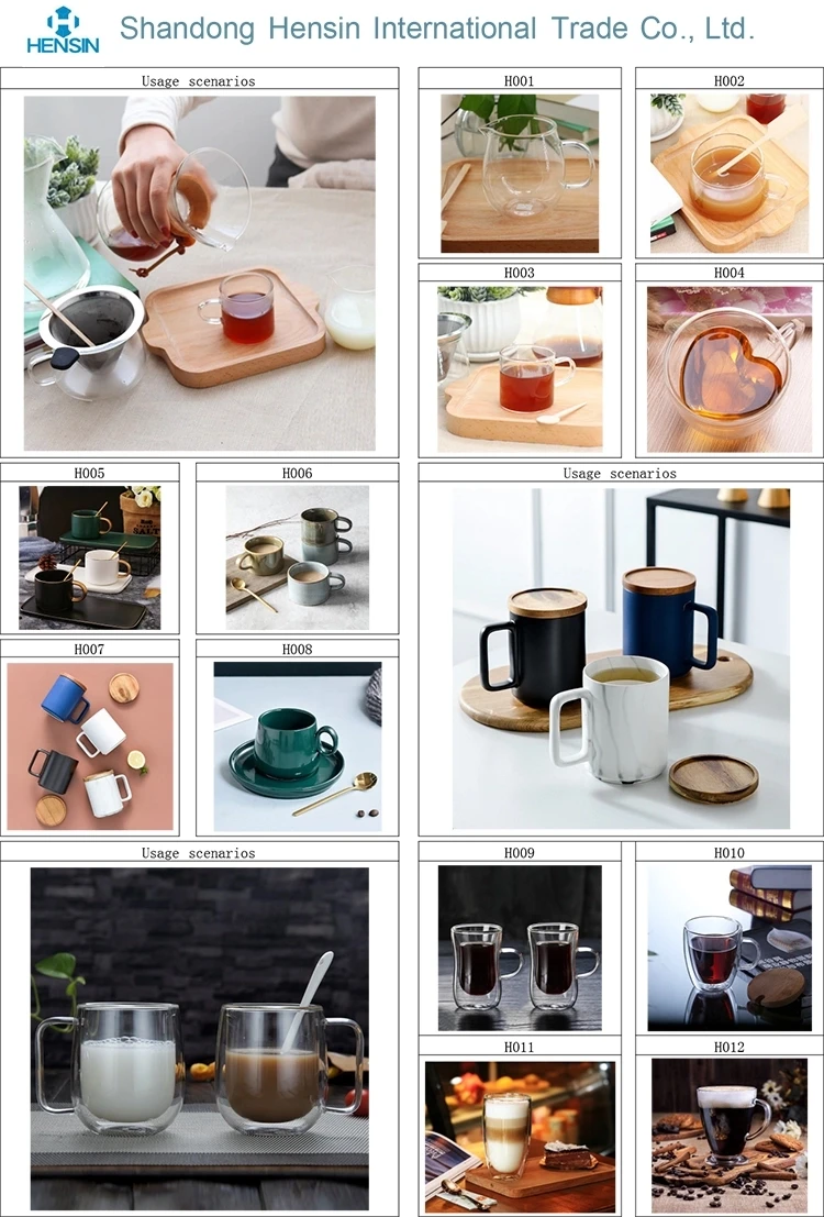 Hensin Art Stirring Wide Mouth Hot Color Change Mug Cup With Spoon