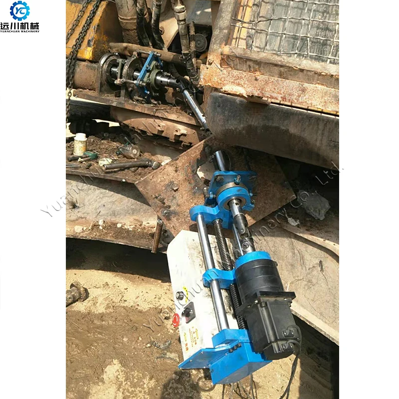 120tons portable track pin press machine  hydraulic track link manual track pin press