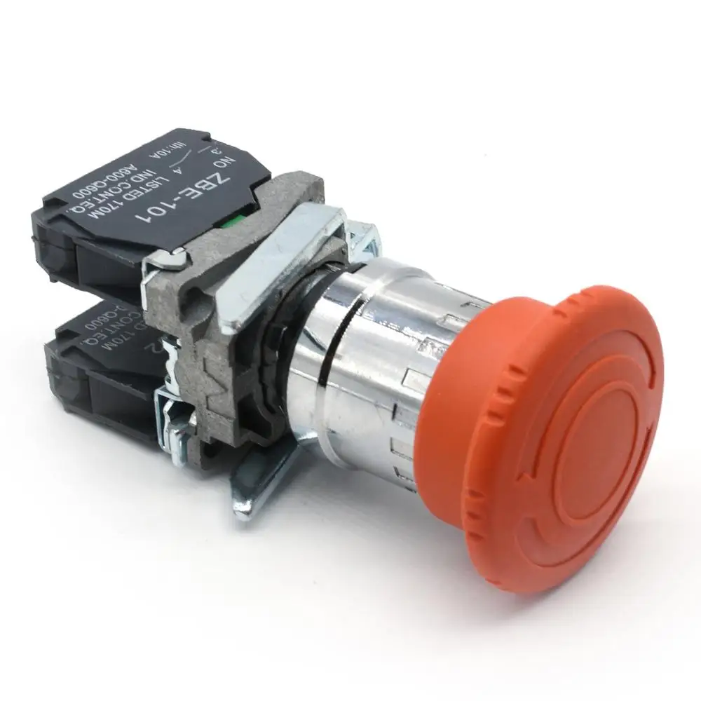 Iehc YB4-BS545 XB4 серии Высокое качество 22 мм аварийной остановки самоблокирующийся гриб кнопочный переключатель
