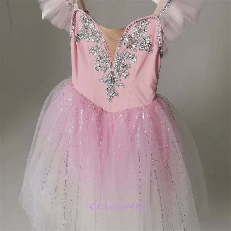 High Quality Hot selling 5 Layers Pink Performance Adult Girls wear  Professional costumes Ballet Tutus