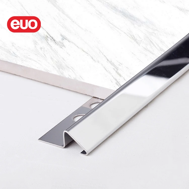 euo customized Height floor carpet transition strip stainless steel floor edge trim