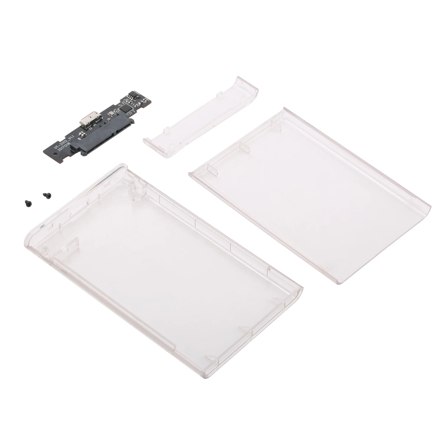 Transparent External Box Sata Usb 3.0 2.5 Inch Sata Hdd Enclosure Hard Disk Case 10tb Hard Disk Enclosure