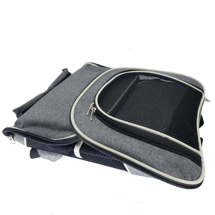 Рюкзак, сумка для домашних животных, серый Рюкзак из ПВХ для переноски кошек и собак