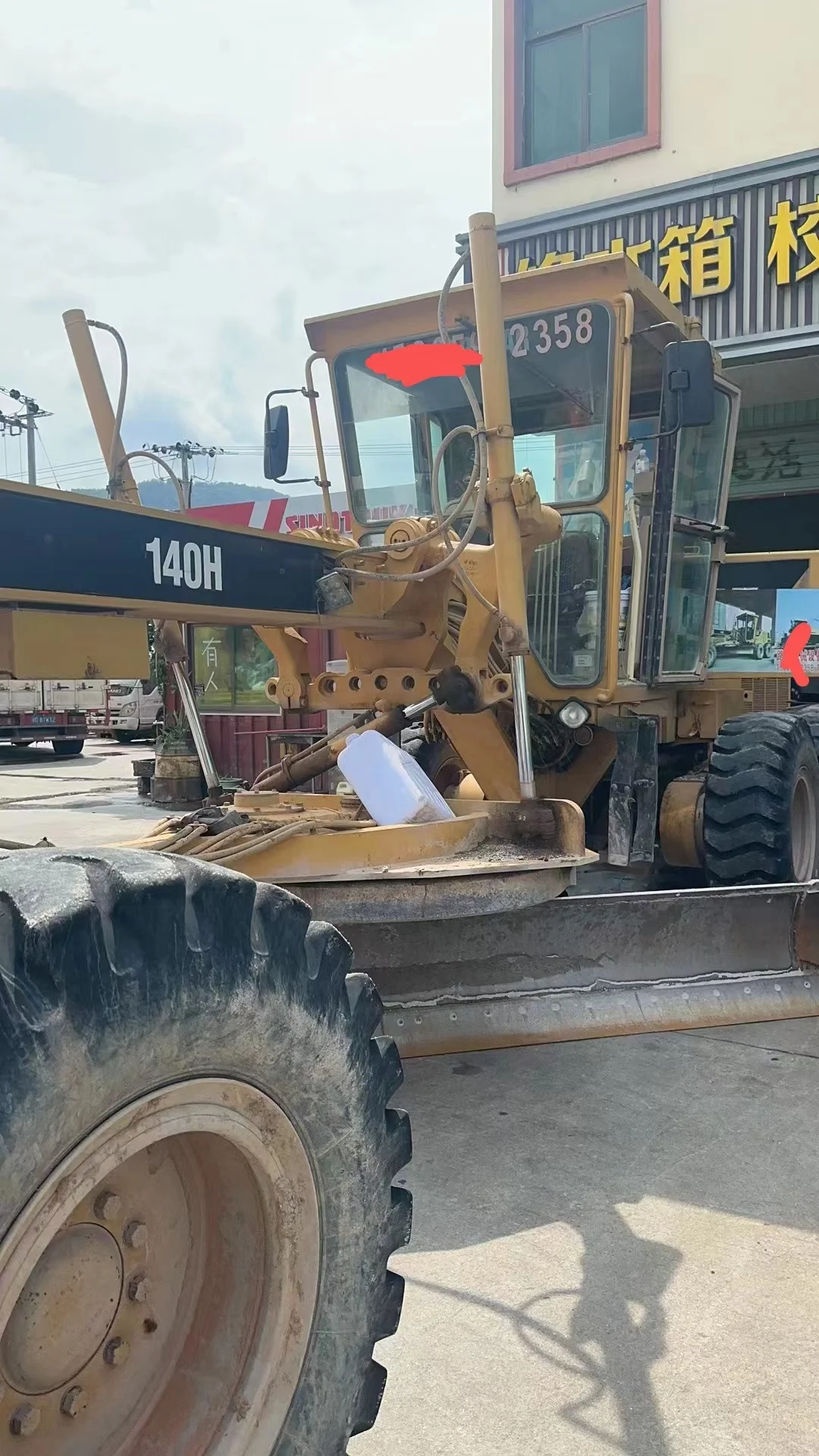 Caterpillar 140H Motor Grader Used Caterpillar Motor Grader Cat 14h Cat 140h Motor Grader Original Wheel Provided Large Capacity