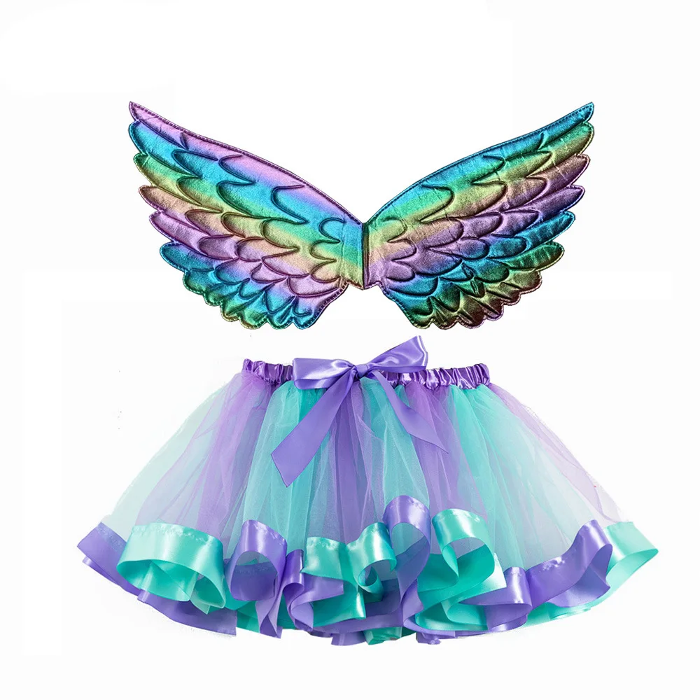 
coldker hot sale children girls dress table adult girl half tutu skirt 
