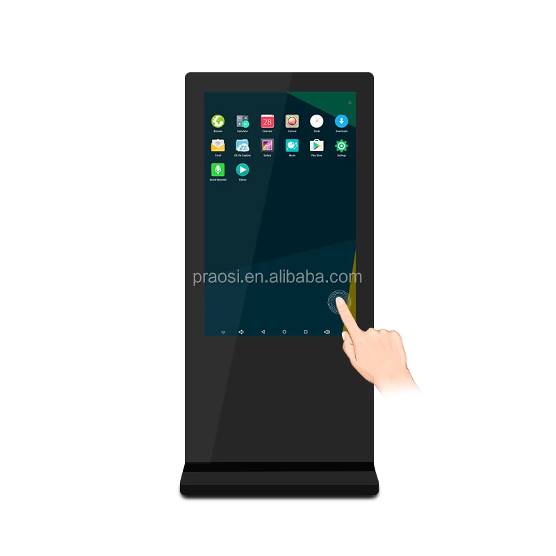 Cheap Android WiFi Touch Screen Built in Battery Table Desk Lcd Advertising Player 10 10.1 Inch
