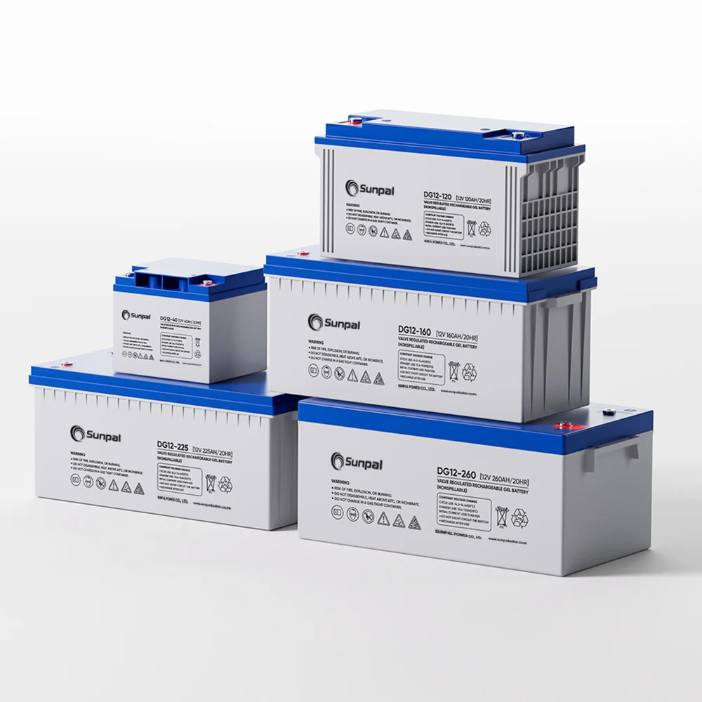 Sunpal All In One Gel VRLA Battery 12V 100Ah 150Ah 200Ah 250Ah With Lcd Display