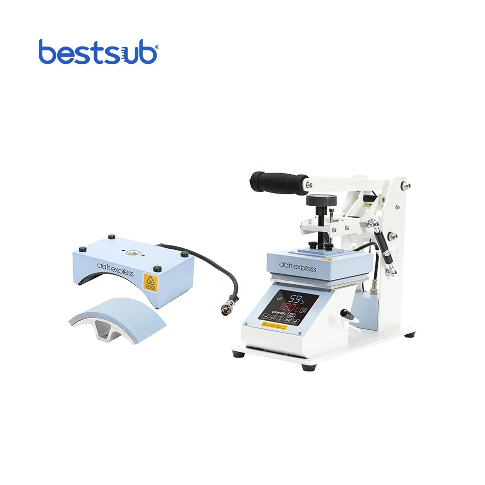 BestSub 2 in 1 Multifunctional Craft Hobby Heat Press Cap Label Machine for Home Use with High Quality Engine Wholesale