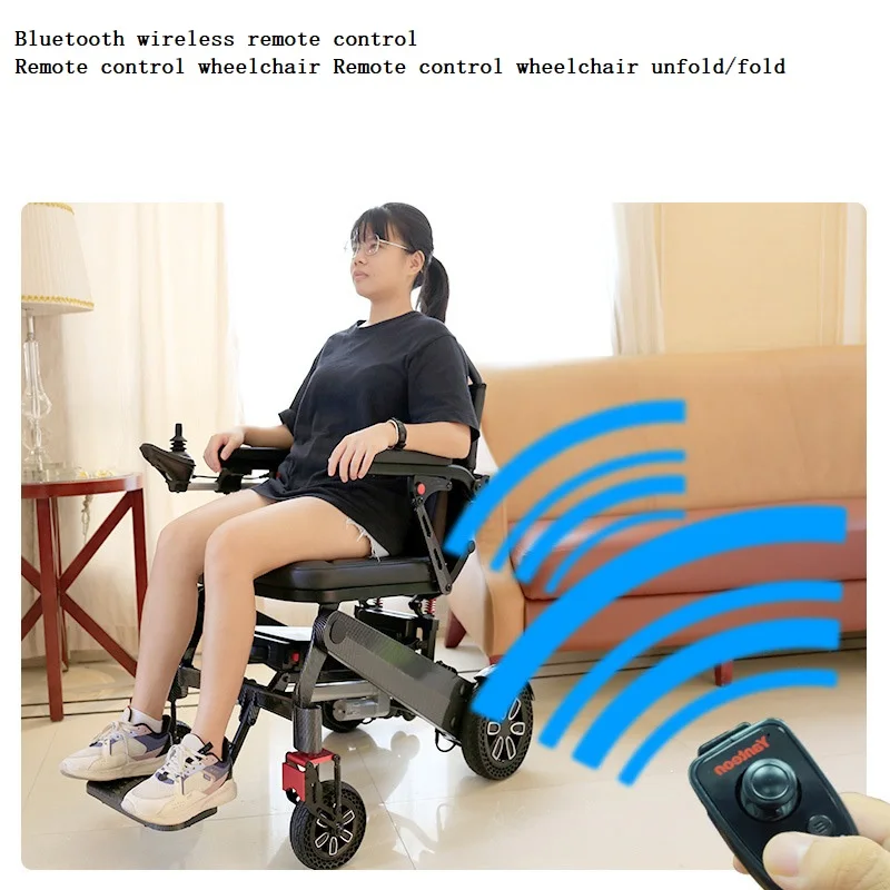 Самый популярный продукт для путешествий легкий складной электрический стул инвалидов/пожилых людей литиевая батарея-BZ- XWED02