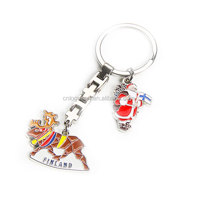 Arctic Circle Animals Moose Elk Souvenir Keyring Finland Canada Moose Bottle Opener Keychain Gift