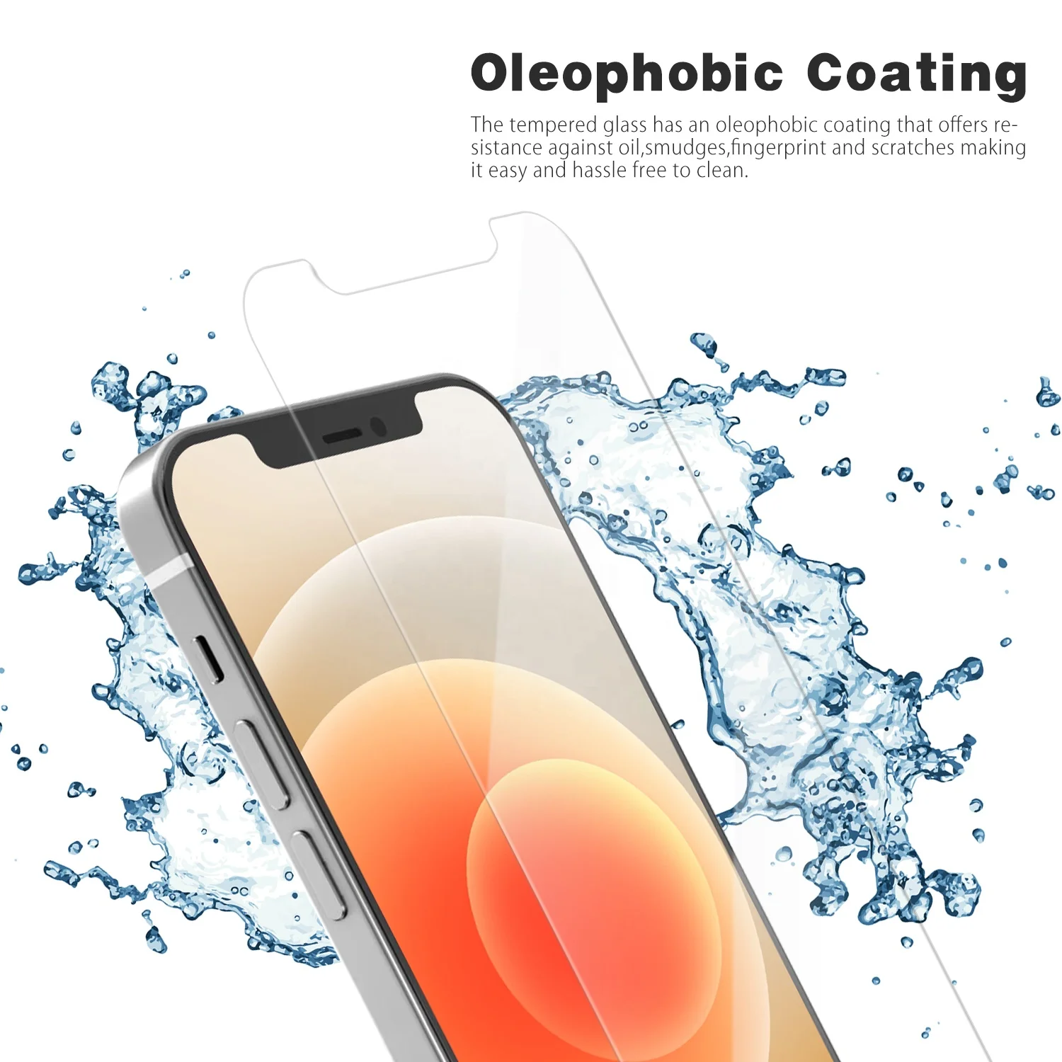  Оптовая продажа от производителя закаленное стекло 2.5D для защиты экрана iPhone 12 Pro
