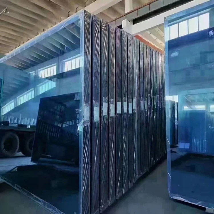 Manufacturer safety tempered glass laminated building glass for flooring bridge building curtain wall