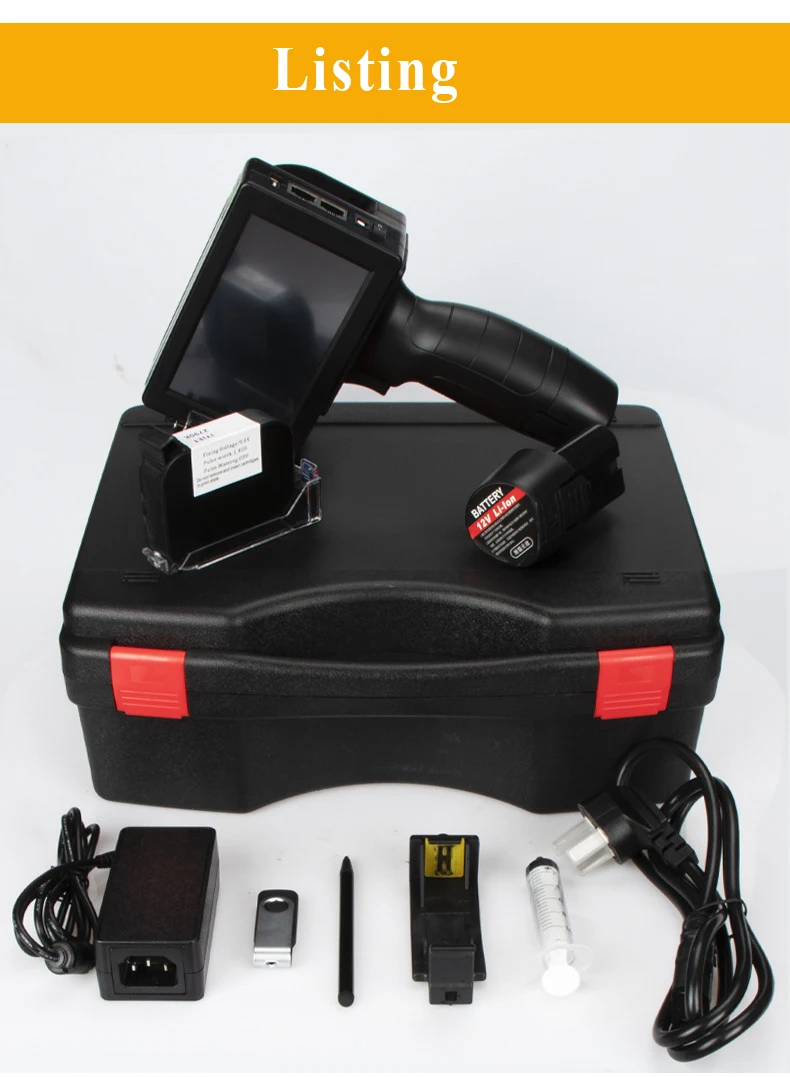 Промышленный ручной струйный принтер Coditeck, 600 точек/дюйм, 12,7 мм, заводская цена