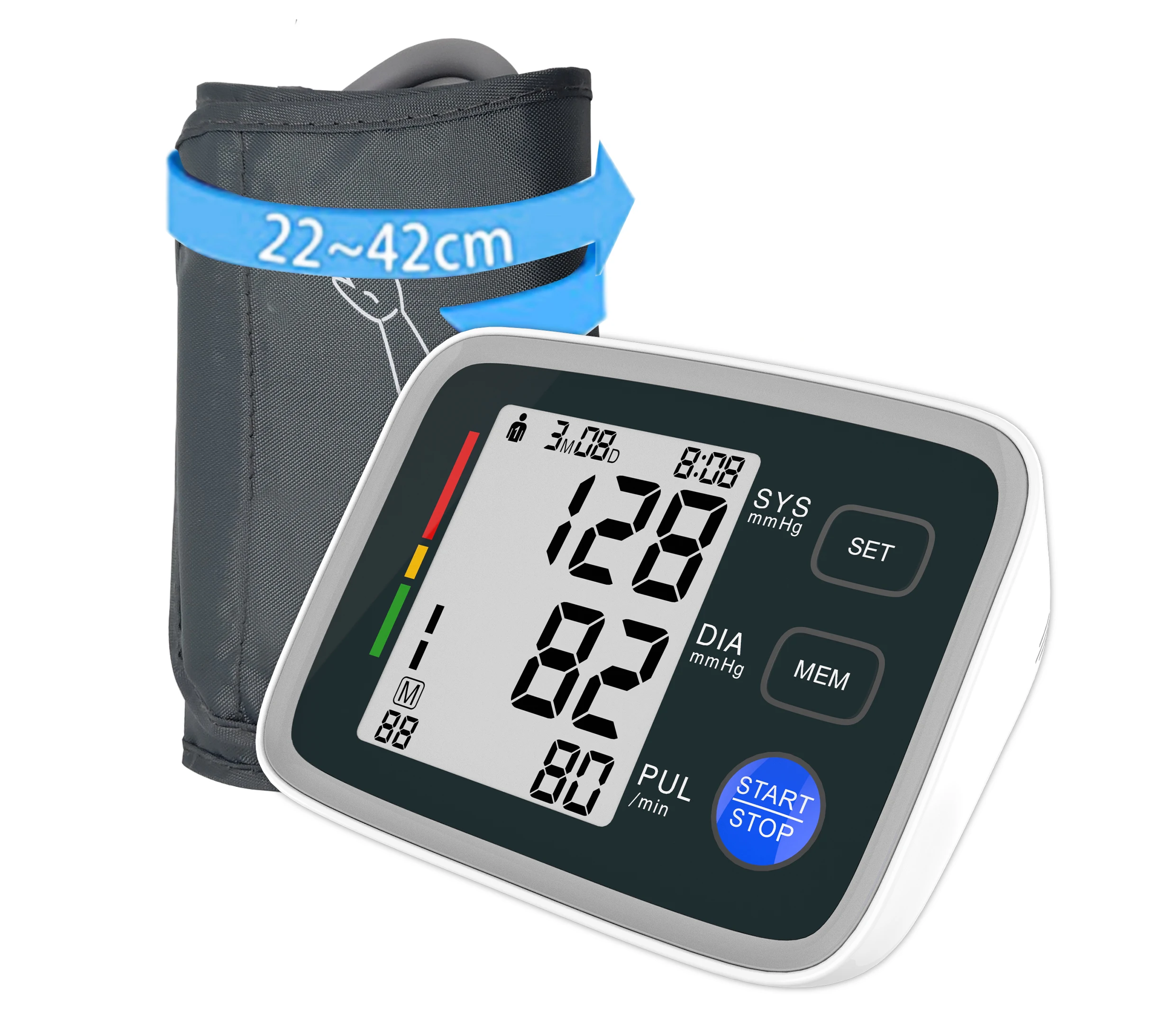 URION Digital Blood Pressure Measuring Apparatus BP Monitor Heart Rate Monitoring Apparatus Upper Arm Blood Pressure Monitor