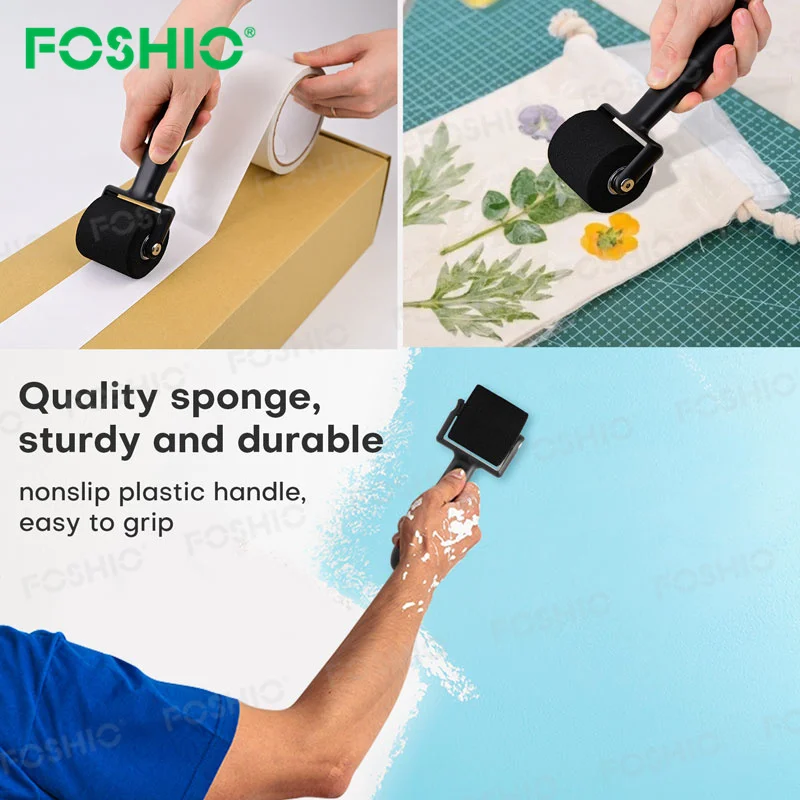 Foshio Customize Vinyl Application Roller Foam Sponge Paint Roller Sponge